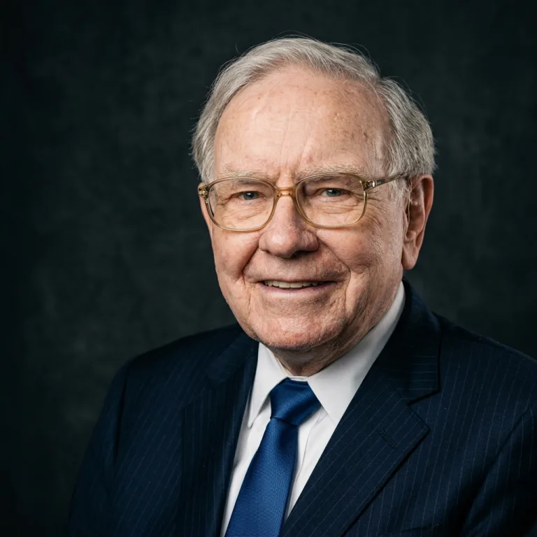 Illustration of Warren Buffett